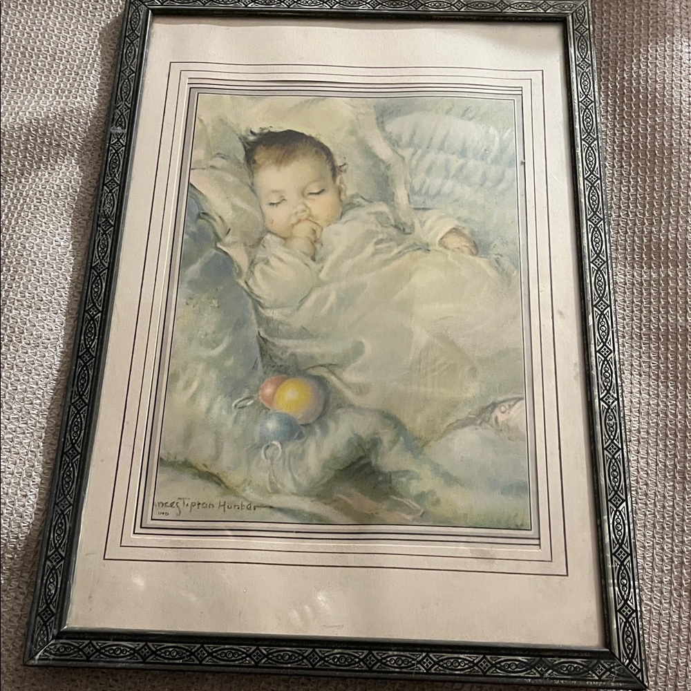Framed Baby Sleeping Art Print
Frances Tippon Hunter